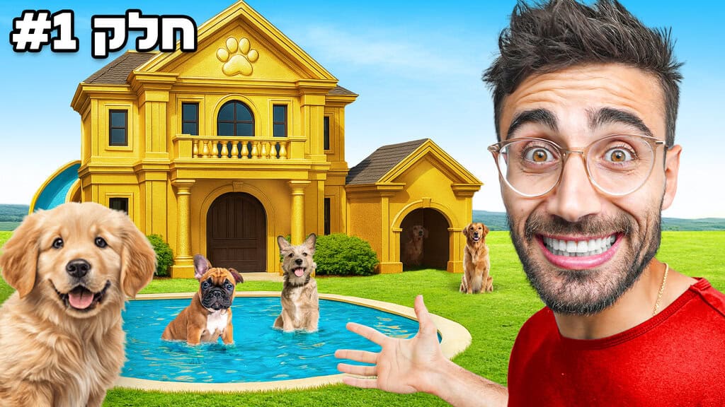 בונים בית חלומות לכלבה ב-10,000 שקל